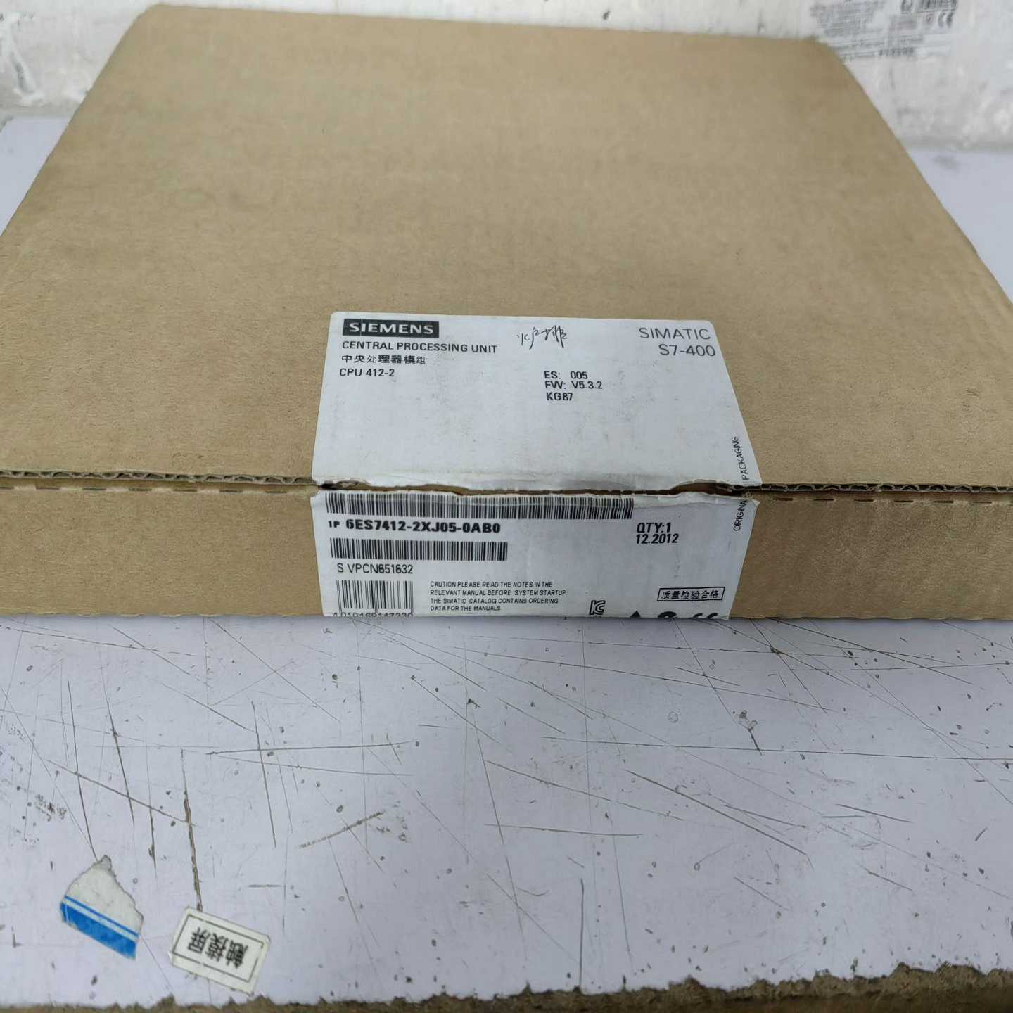 【议价】S7-400CPU412模块6ES7412-2XJ0适用