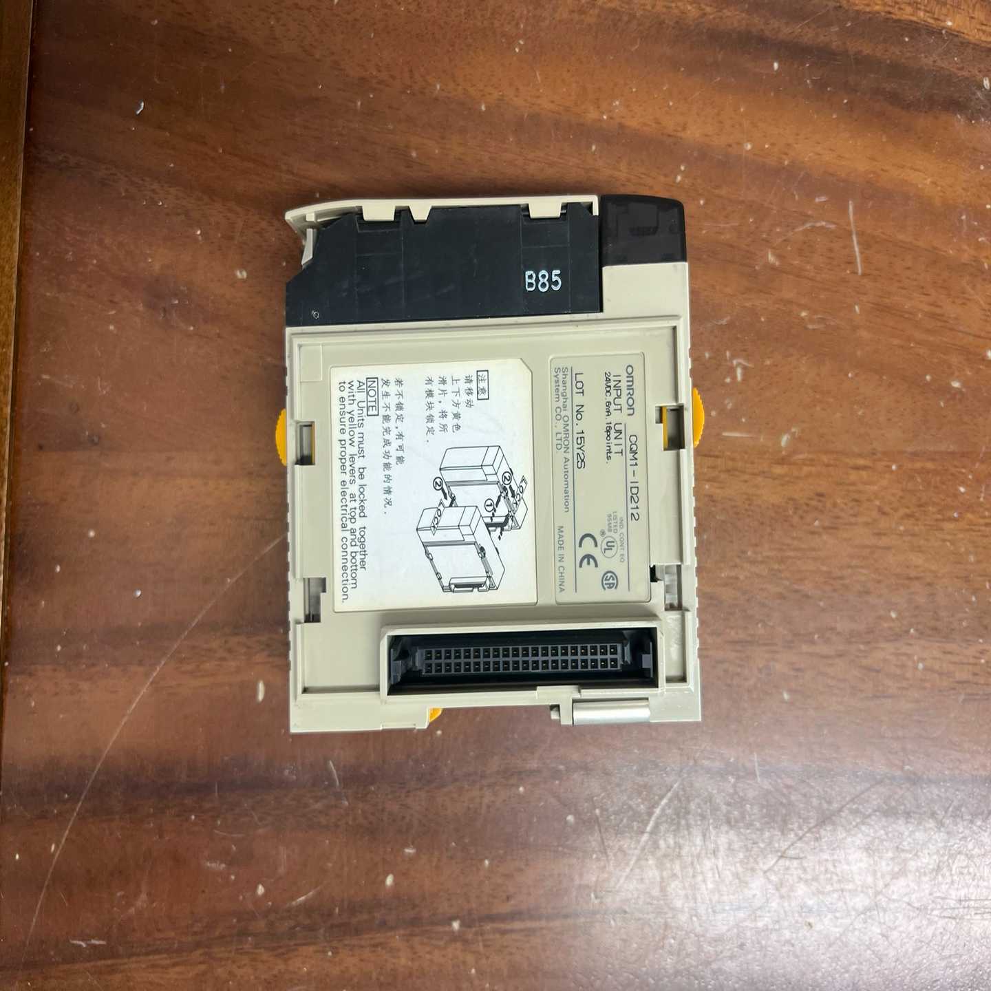 议价CQM1-ID212,欧姆龙PLC模块,二手拆机功能测试完