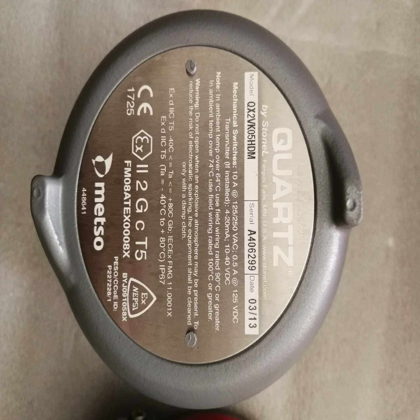 美卓定位器阀位反馈指示型号：QX2VK05HDM询价