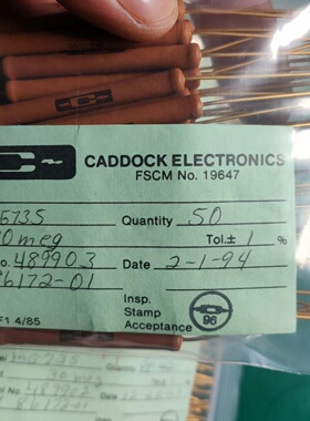 询价*加当CADDOCK家当MG73530MEG电阻1