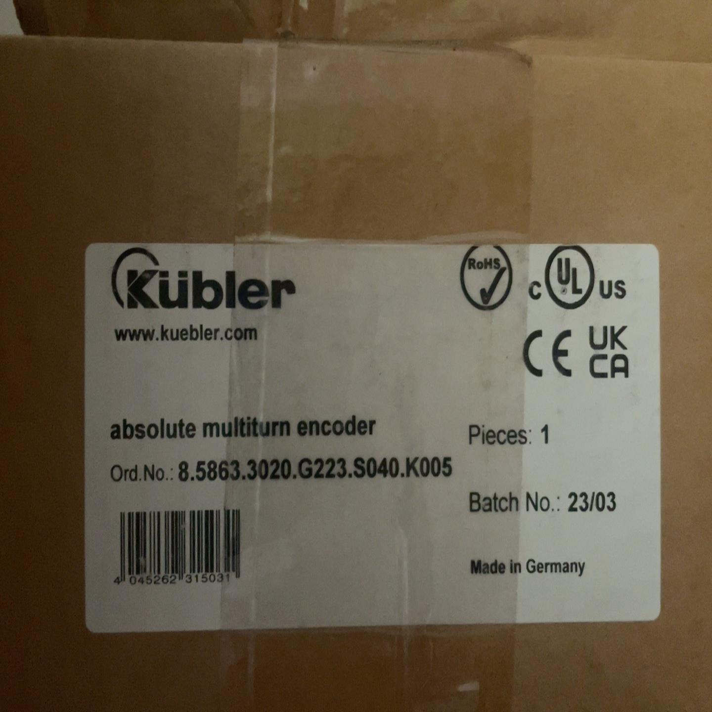 【请询价】德国库伯勒编码器型号858633020G223S0