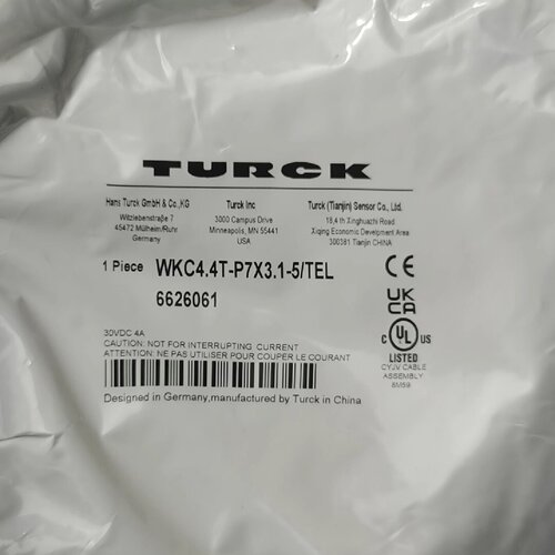 图尔克TURCKWKC4.4TP7X3.15TEL连-议价