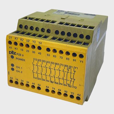 Rel De Seguridad PZE9 Pilz 774150124332 24VDC 3W 230V 5A 240