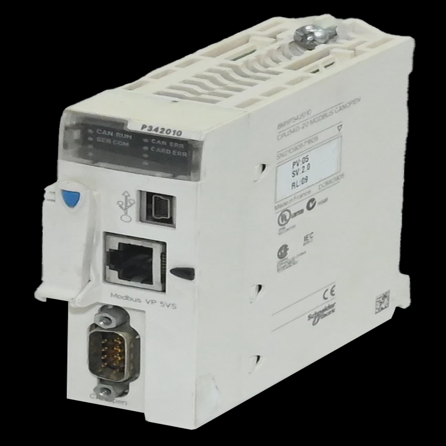 施耐德BMXP342010CPU340-20MODBUSCanopen