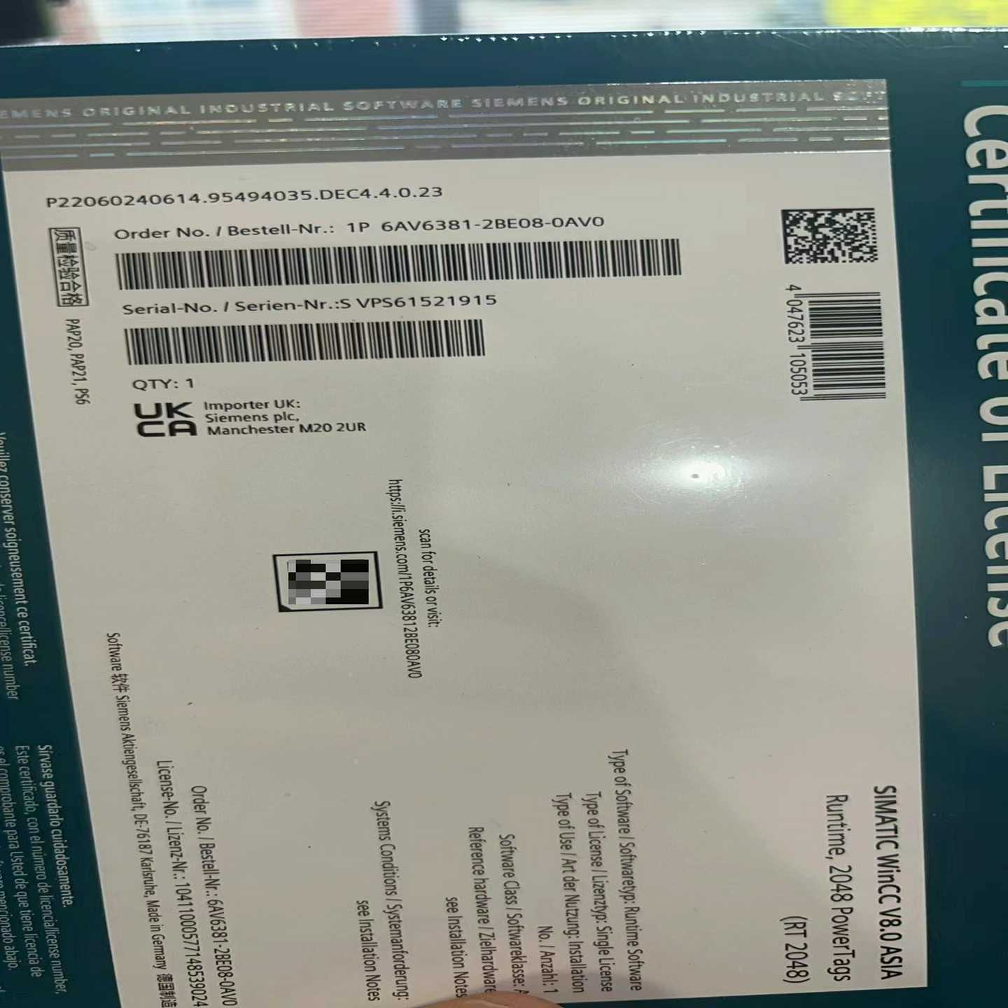 议价6AV6381-2BE08-0AV0全新原装未开封的现货需要维y修/现货