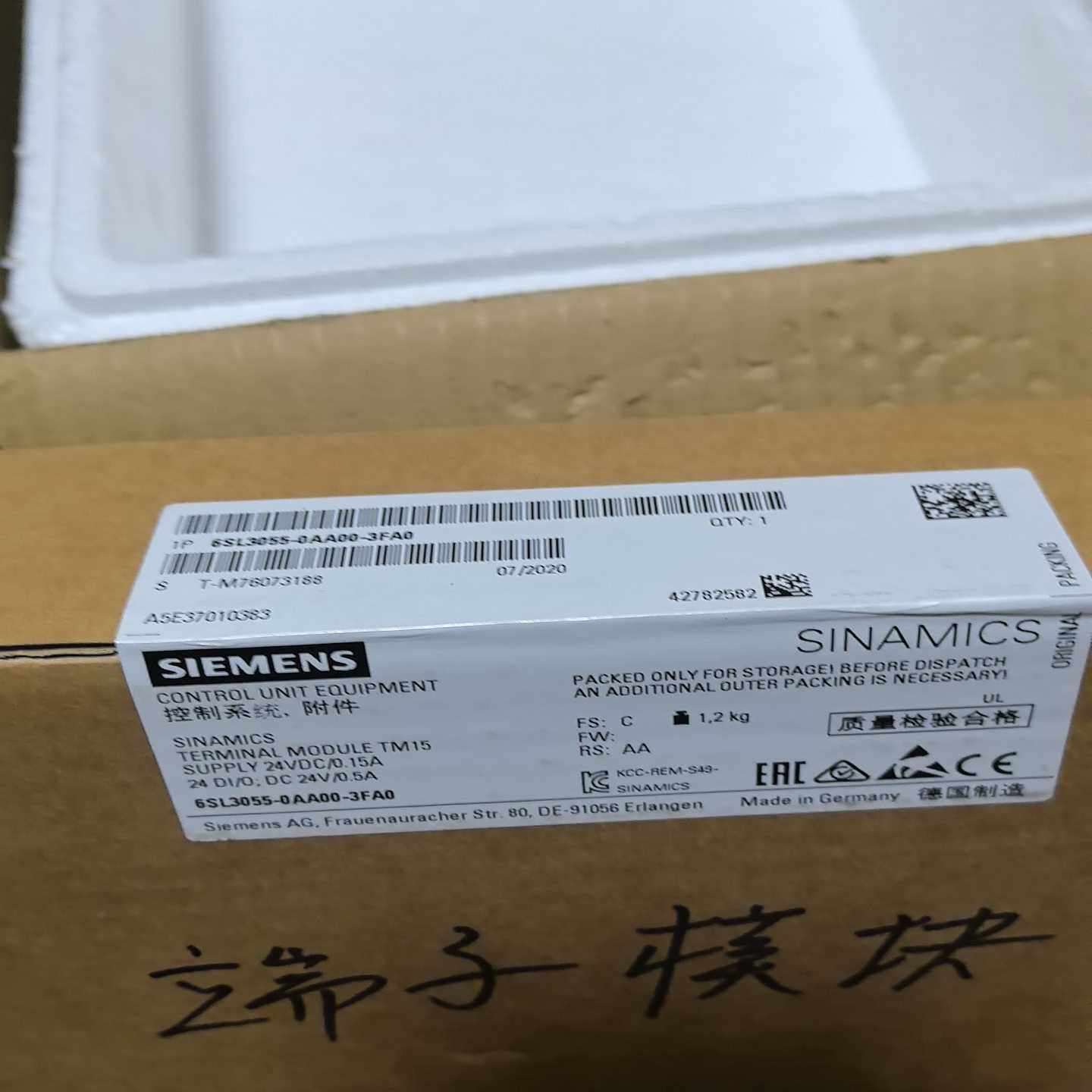 附件6SL3055-0AA00-3FA0询价