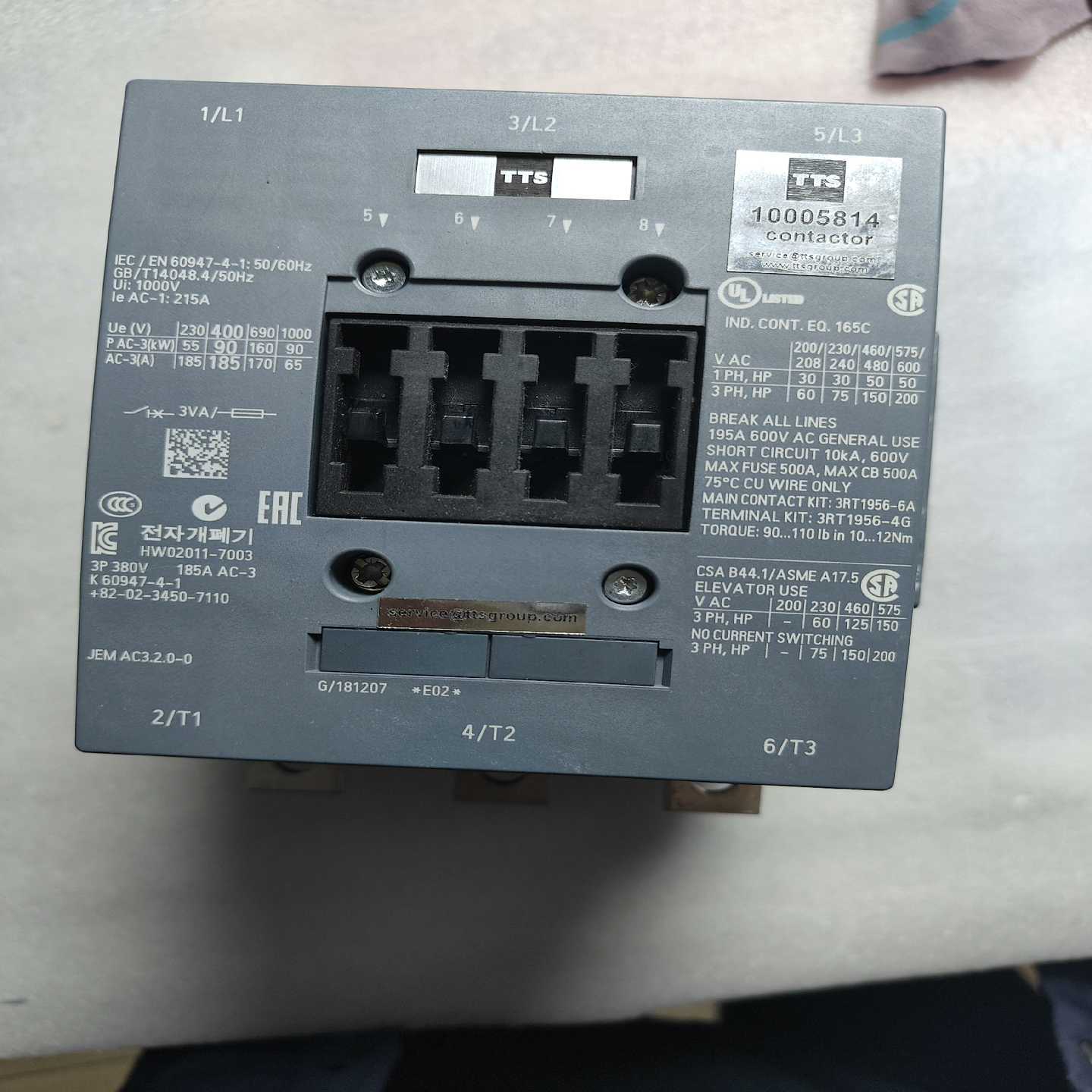 TTS接触器3RT19555AP31，除了没包询价