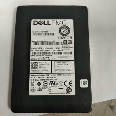 戴尔DellEMC1.92T2.5寸SATA3企--议价商品