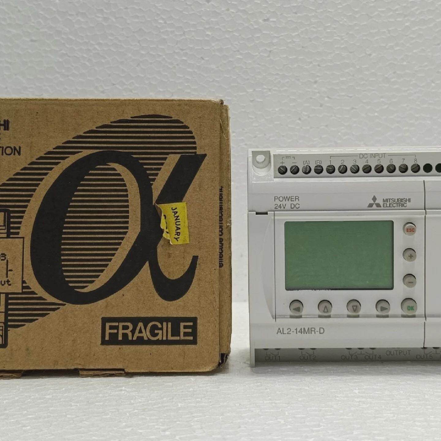 MITSUBISHI AL214MRD Logic Module PLC Relay 24V DC NEW