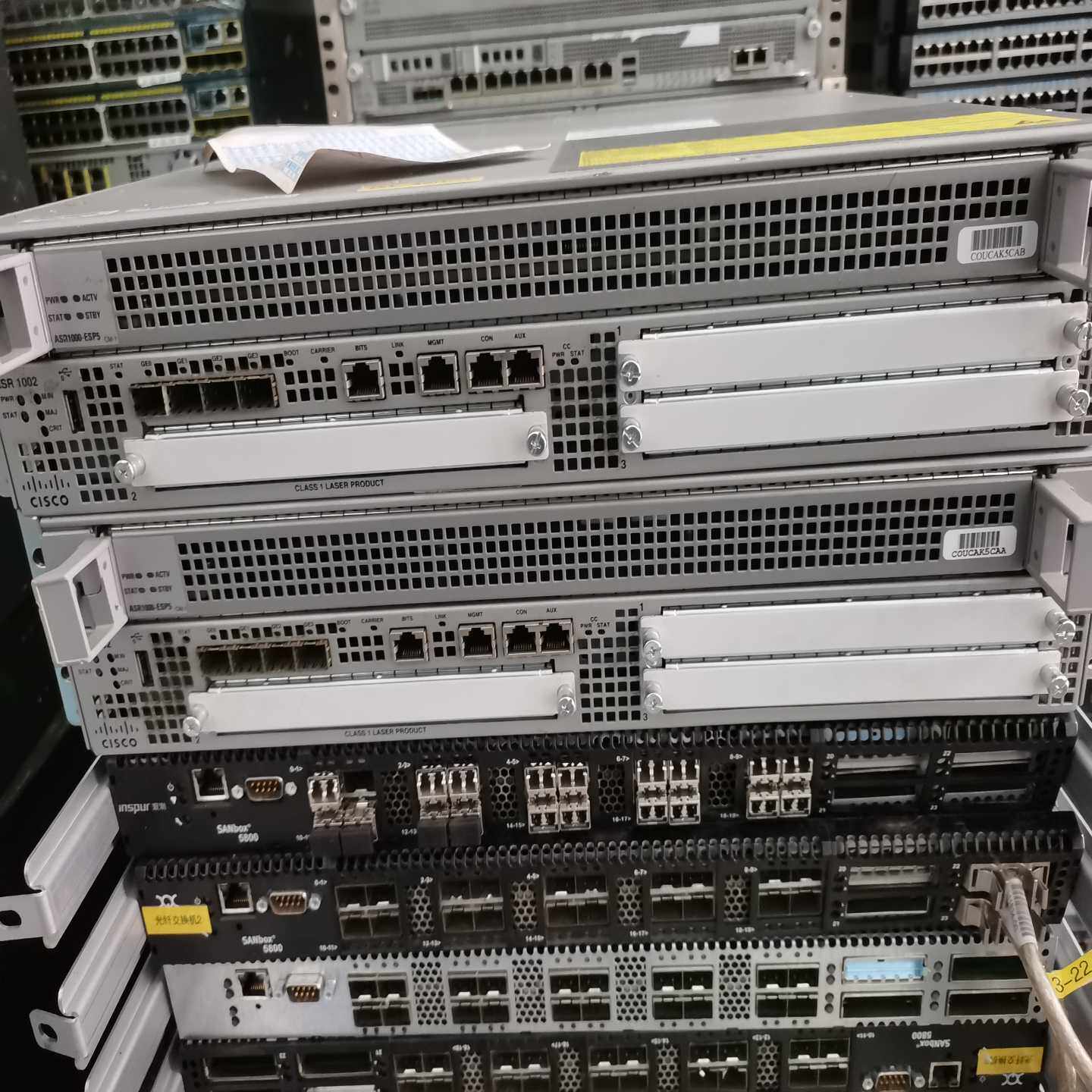 思科CISCOASR1002企业级高端千兆路由器可配A-议价