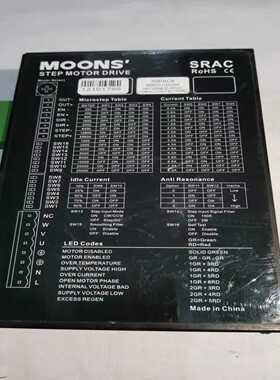 MOONS鸣志驱动器，型号3SRAC8，功能，所见即所得询价