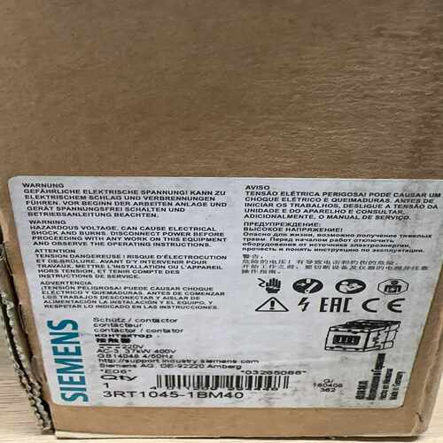 接触器 3RT1045-1BM40 3RT1046-1~询价