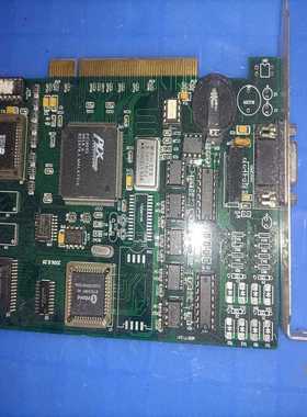 工业采集卡PCI9052芯片，板卡，实物如图。~询价