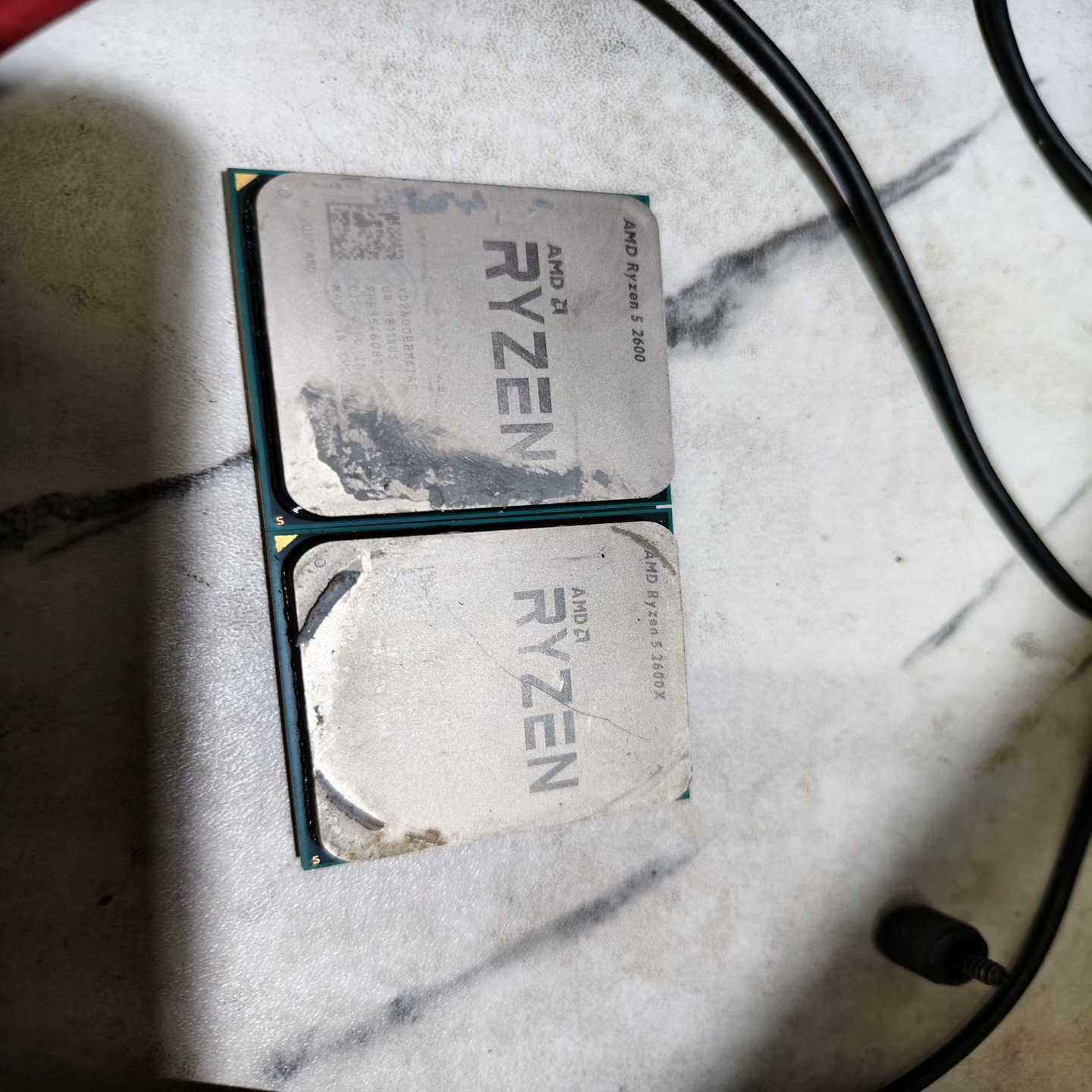 AMD处理器R5 2600处理器和2600x 图片两个 打包~议价