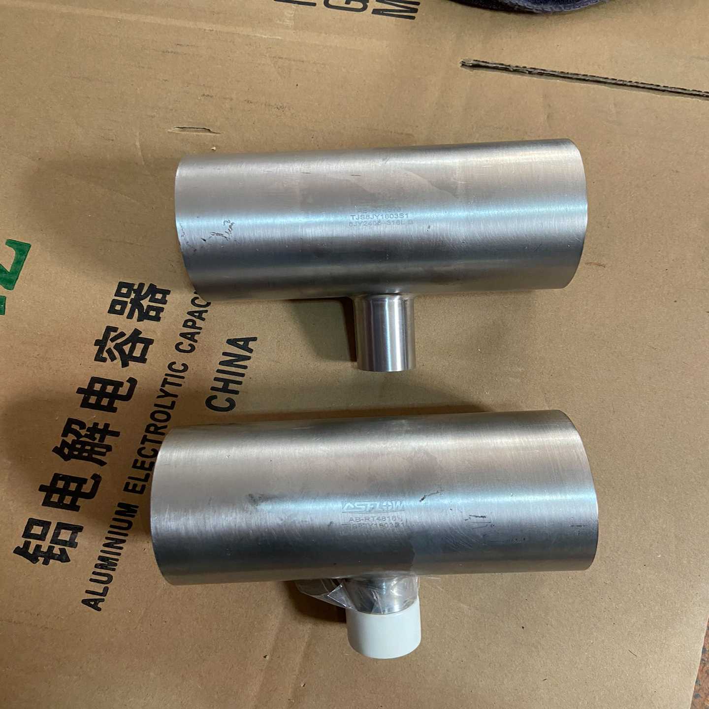 ASFLOW变径三通AB-RT4816、316不锈钢BA级、--议价商品