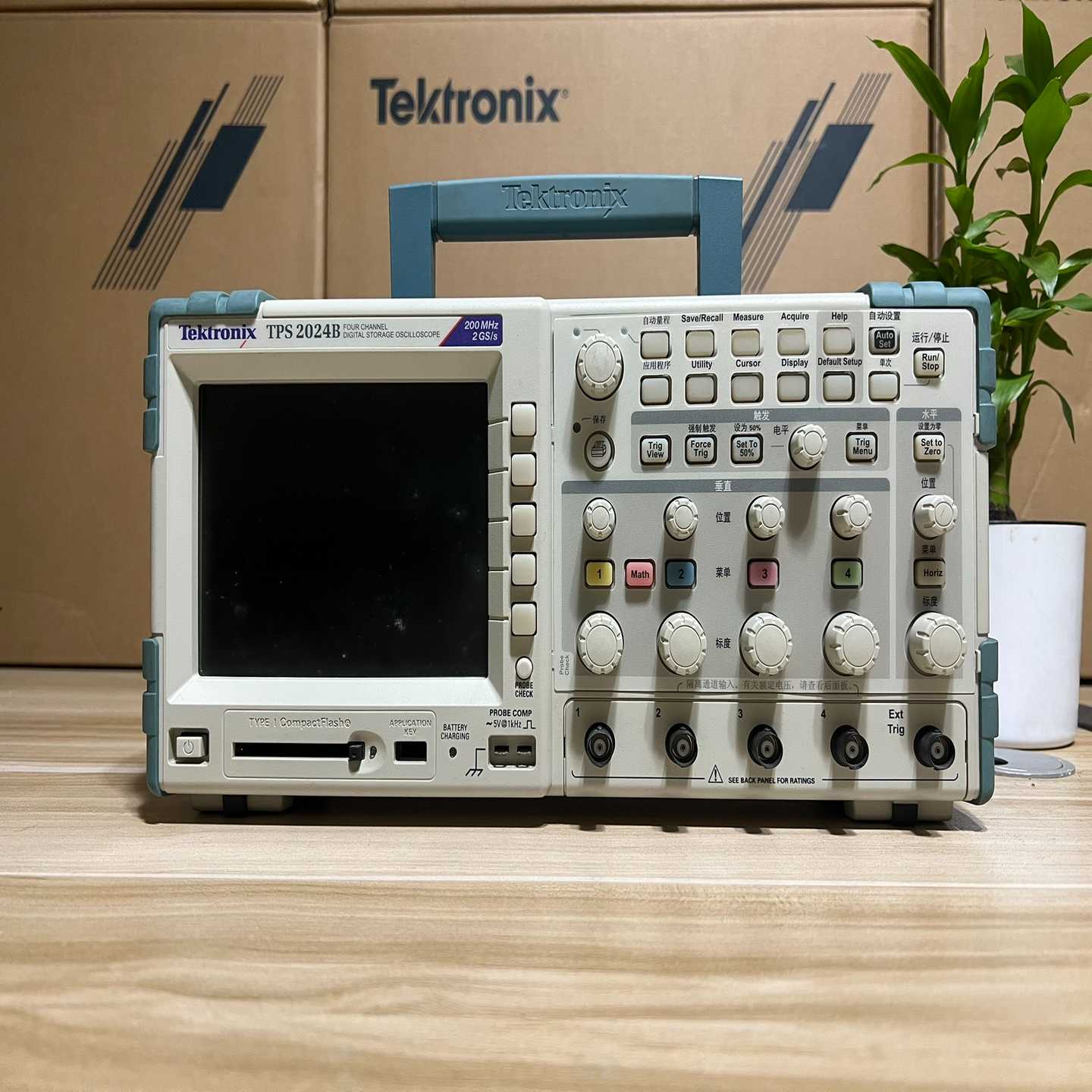 新到闲置泰克隔离示波器TPS2024B成色不错功能完好
