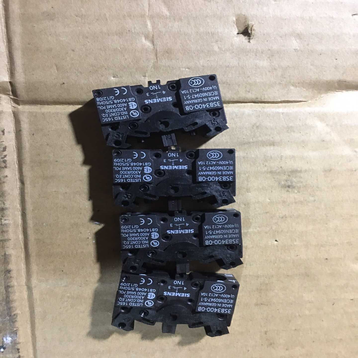 3SB3400-0B西门子辅助触点，拆机的，包好，成色如图--议价商品