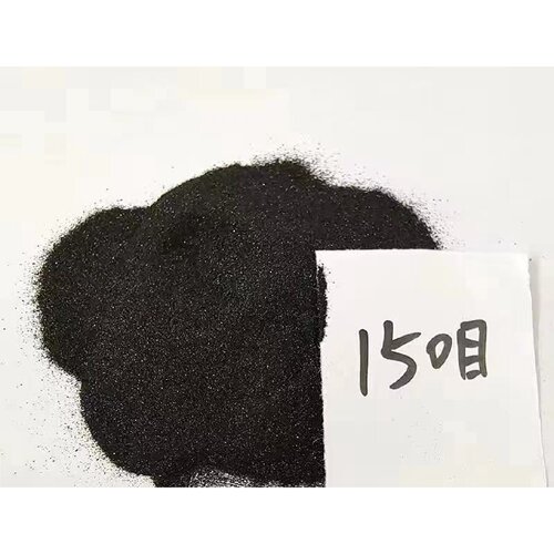 金刚砂磨料喷砂机除锈不锈钢喷砂沙子石材抛光粉末黑绿碳化硅颗粒