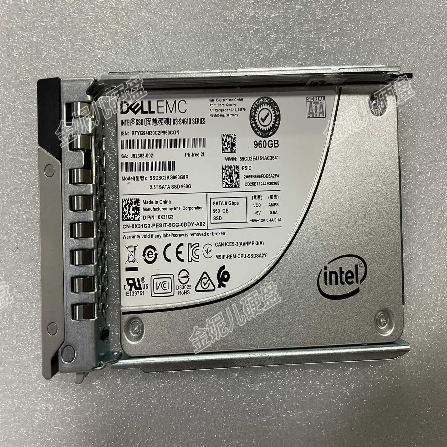 全新成色 原装拆机 DELL 0X31G3 Intel 英特