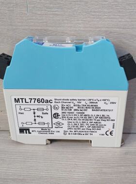 MTL INSTRUMENTS MTL7760AC SHUNTDIODE SAFETY BARRIER  NEW WIT
