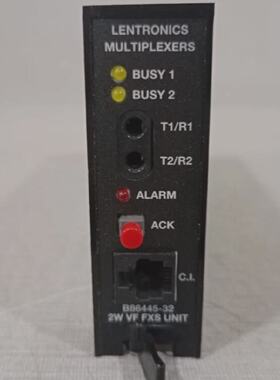 GE LENTRONICS MULTIPLEXERS B8644532 2W VF FXS UNIT