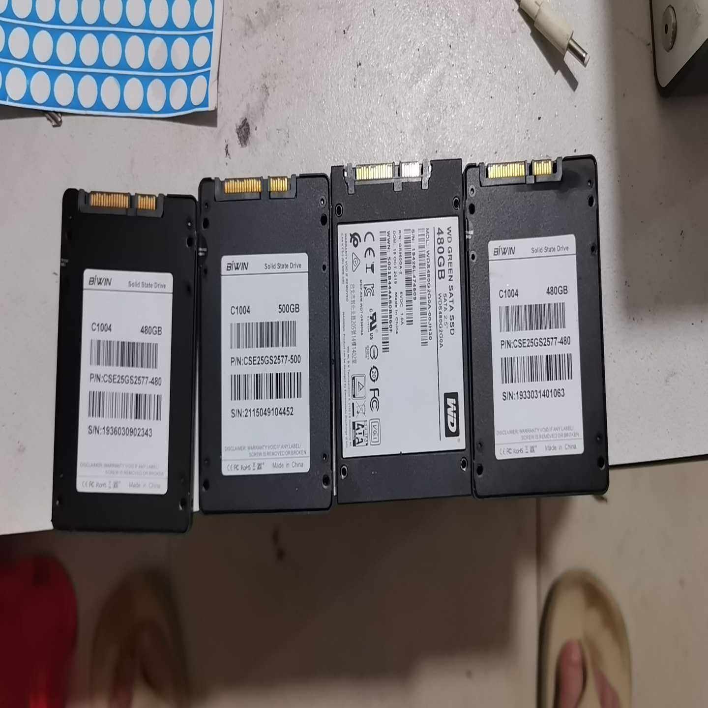 （议价）480G固态硬盘，，测试完好，无坏道无警告，速度快，正常