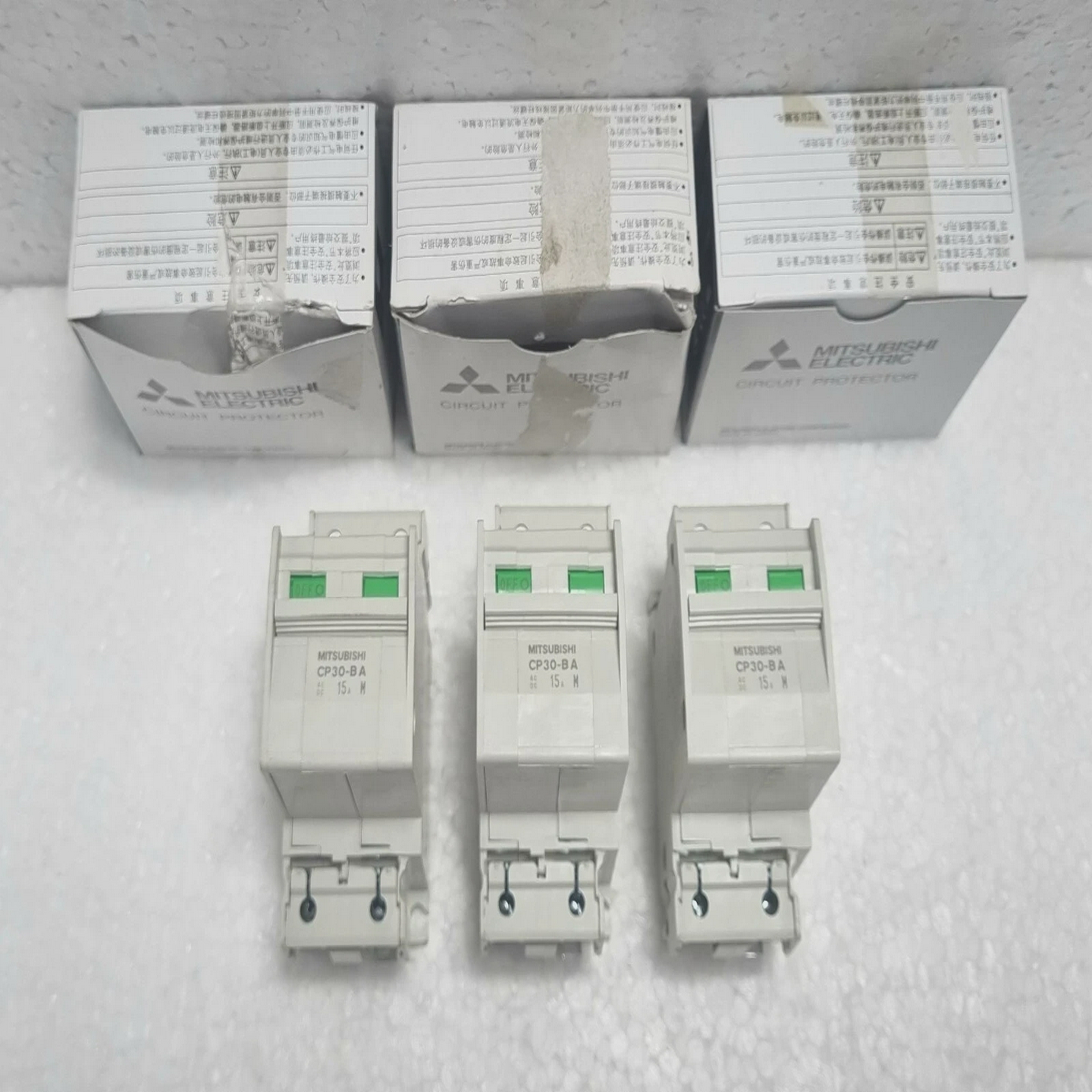 MitsubishiCP30-BA15ACircuitProtector-LotOf3pcs