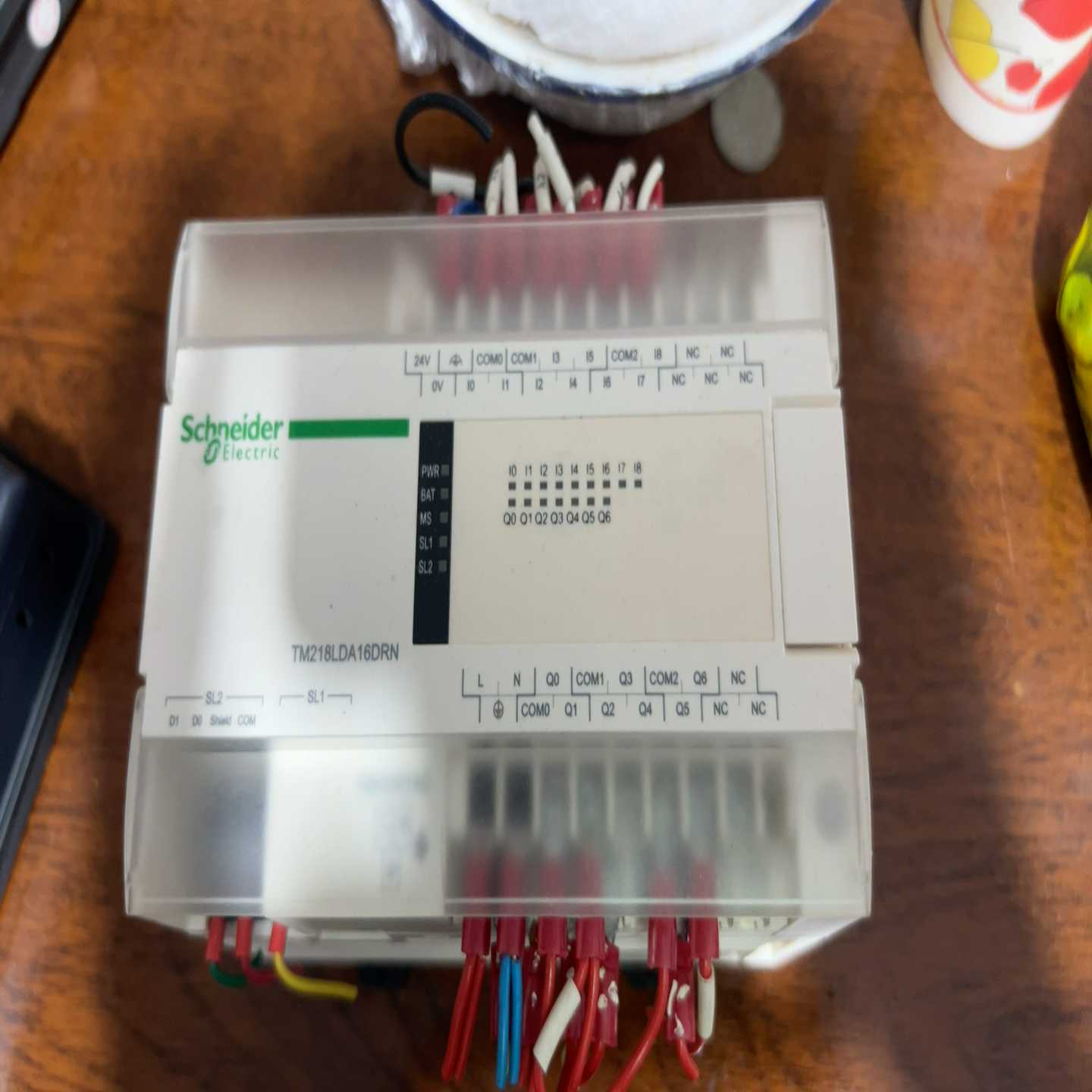 施耐德PLCTM218LDA16DRN，实物拍摄，功能正常-询价客服