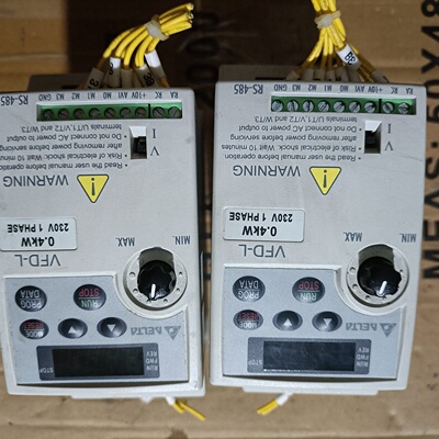 溢价-台达变频器VFD004L21A两台0.4KW商品