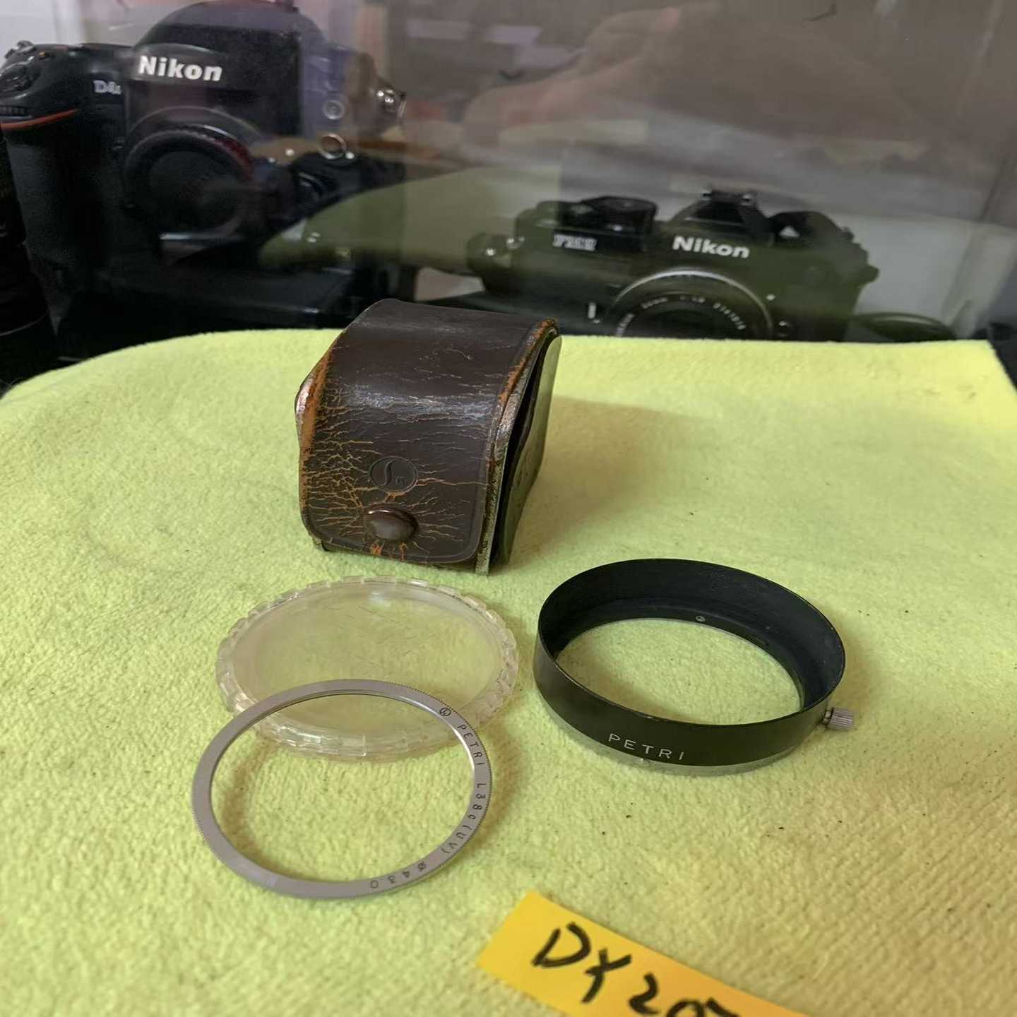 PETRI百丽镜头原厂金属遮光罩原厂43mmuv镜--议价商品