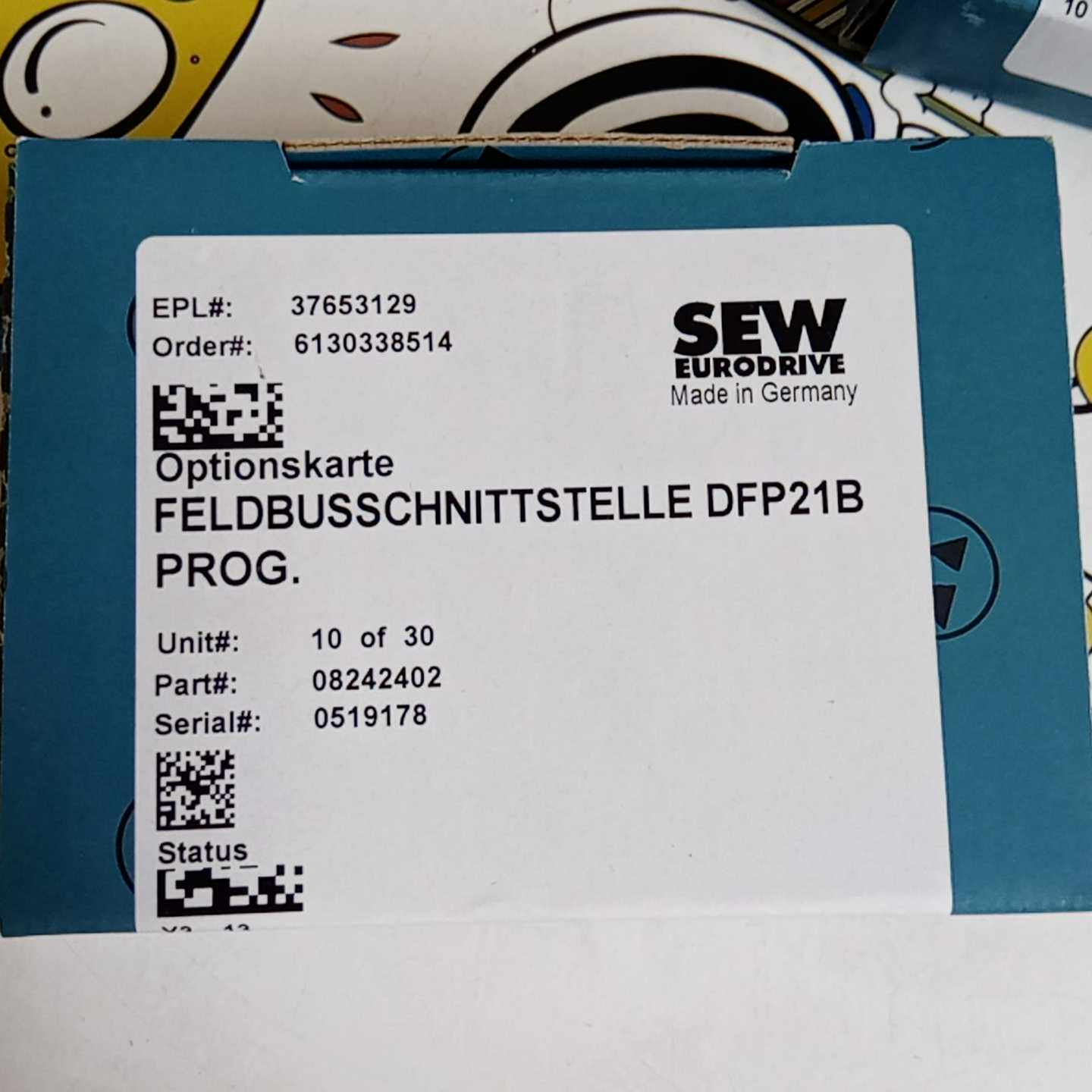 德国SEW赛威通讯模块DFP21B，全新原装正品，型号082