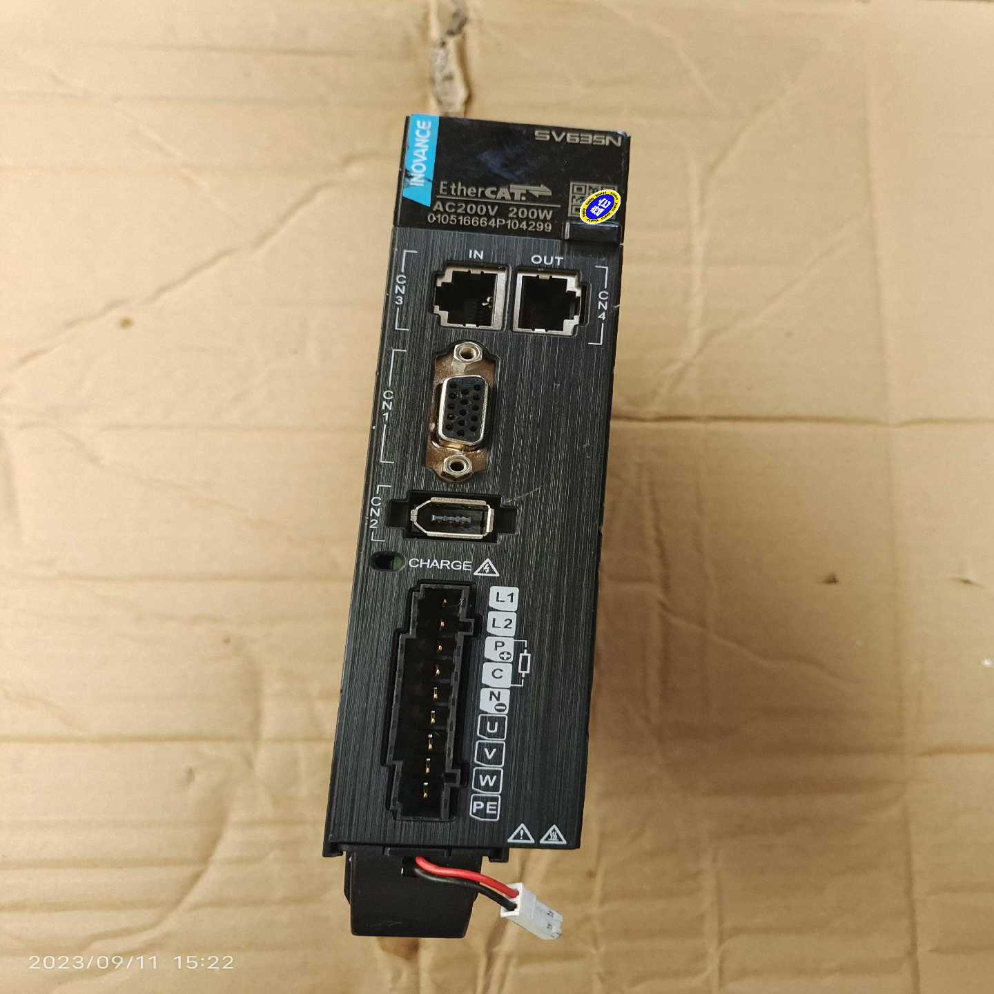 咨询-SV635NS1R6I汇川伺服驱动器200W