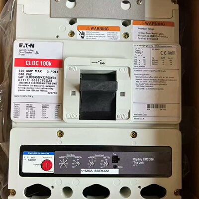 议价伊顿CutlerHammer卡特拉汉莫塑壳断路器CLDC