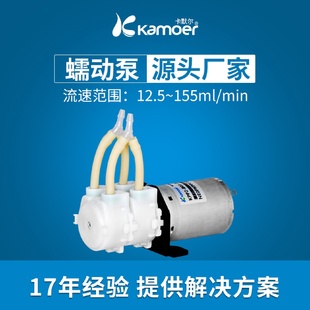 双头蠕动泵24v抽水泵低音微型小水泵家用大流量自吸泵12v抽水泵