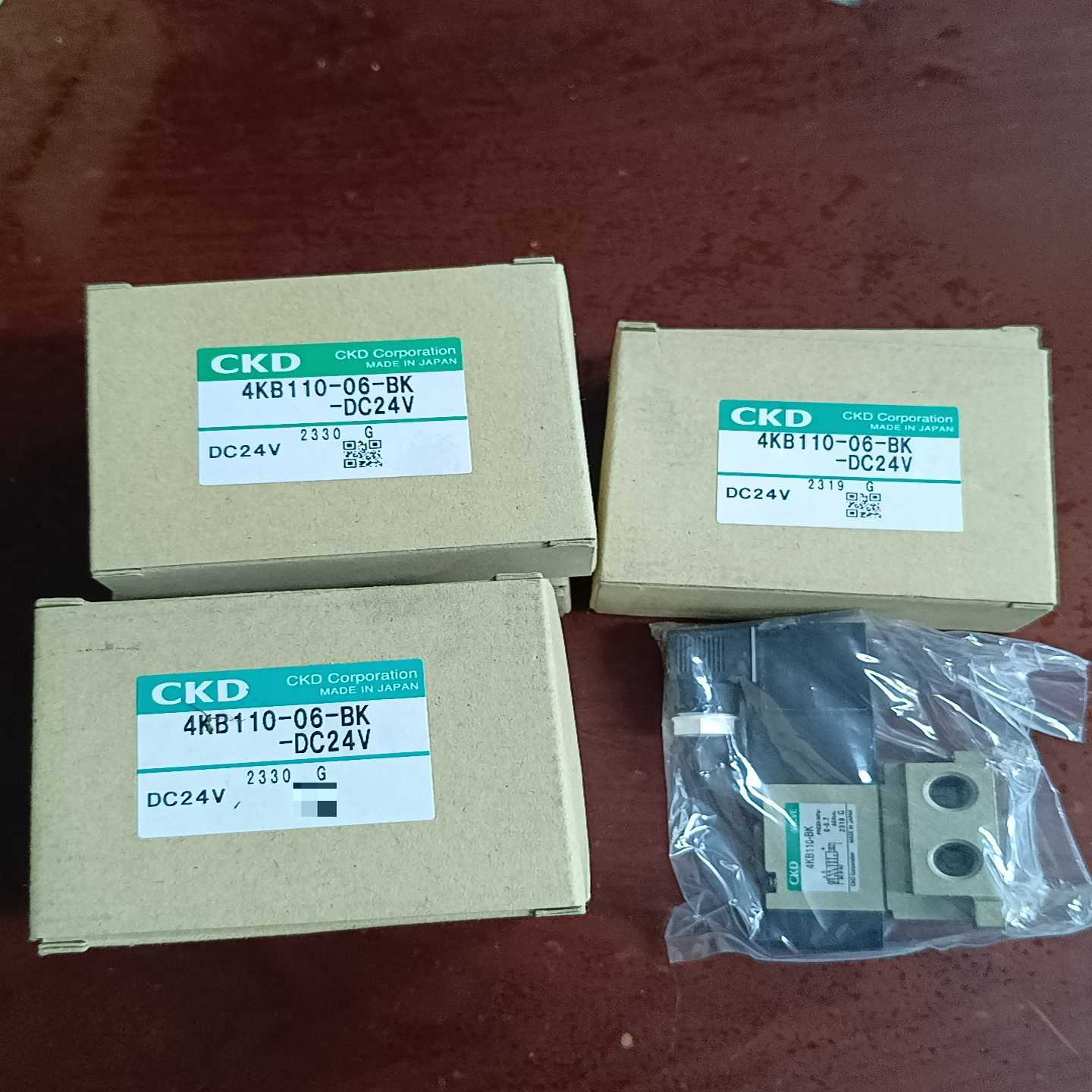 4KB110-06-BKDC24V电磁阀CKD全新原装正--议价商品