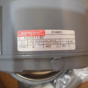 Neuf BOSTON GEAR F221D11B5 Vitesse Rducteur F221D11B5