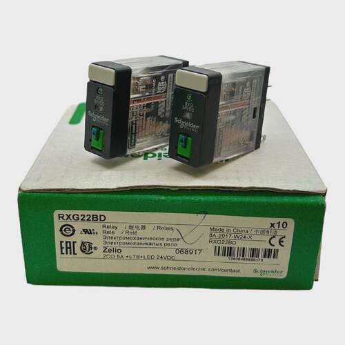 Schneider Electric RXG22BD Relay 068917 24V DC 5A 2PCS