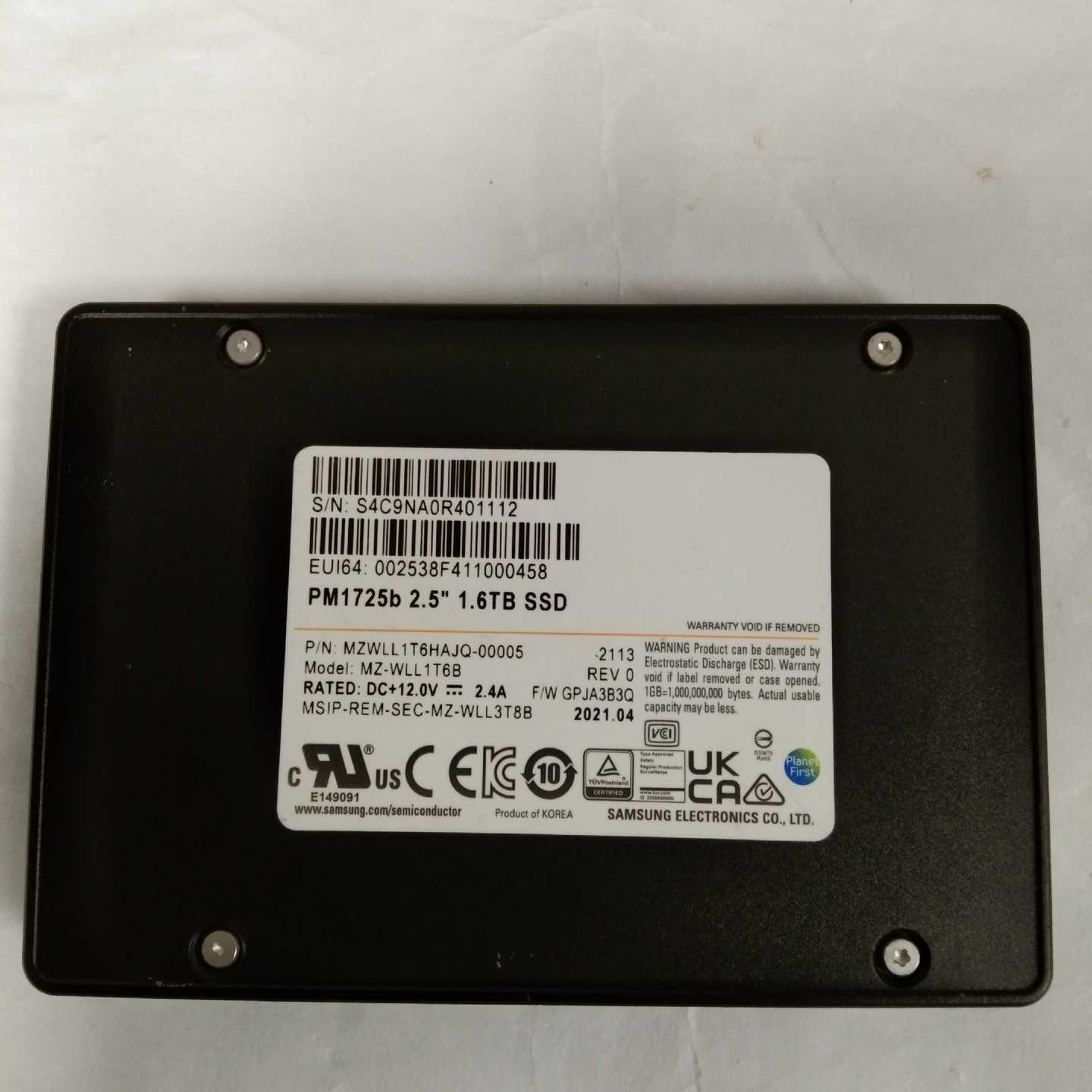 三星PM1725b1.6Tu.2nvme协议2.5--议价商品