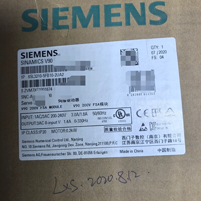 开封了6SL32105FB102UA2未使用-询