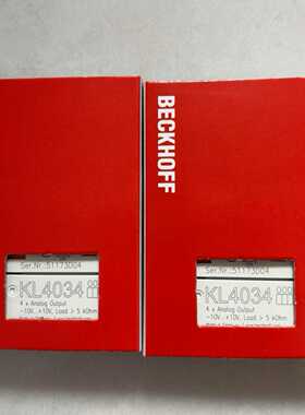 倍福模块KL4034原装正品包装齐全链接实物拍摄现