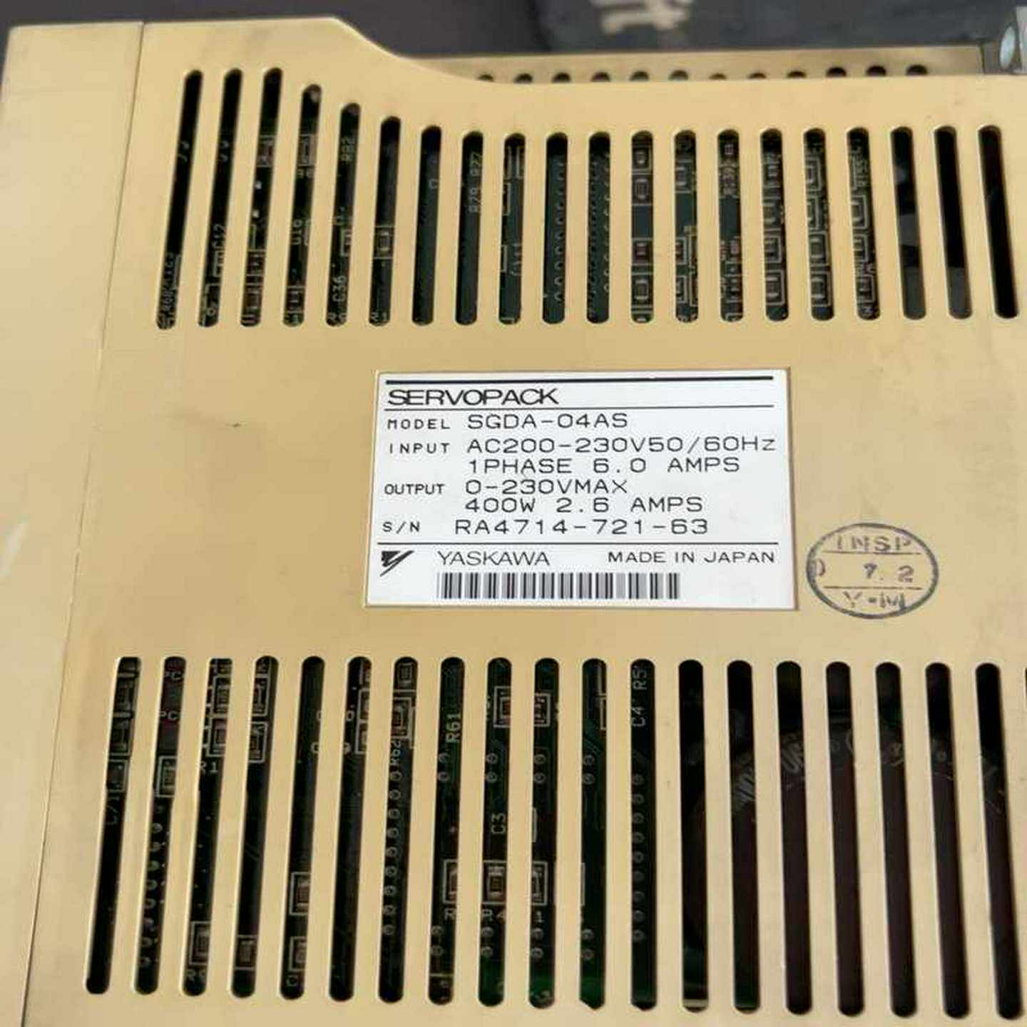安川伺服驱动器SGDA-04AS SGM-04A314检~询价
