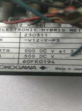 YOKOGAWA横河显示屏230311，图片两个【白零商行】