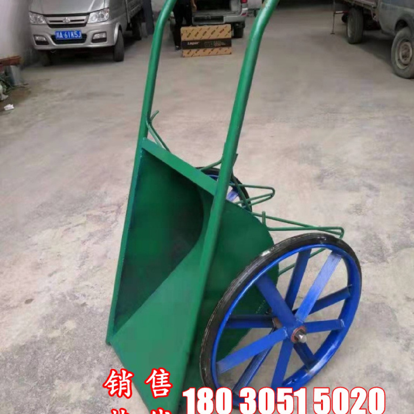 成都工地手推车室内搬运小推车灰斗车建筑工程手动平板车