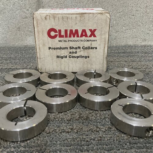 CLIMAX H1C106S SHAFT COLLARS  RIGID COUPLINGS 222 LOT OF 10
