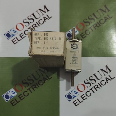 BRUSH 160NH1B 160amp 500 volt GLGG 120kAC Fuse Link Free Fas
