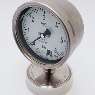AAR Montagen GmbH Varivent EN8371 1.4435316L 06bar Manometer