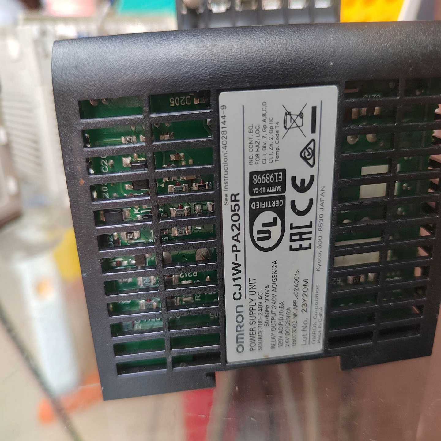 咨询-PLC电源型号：CJ1W-PA205R成色