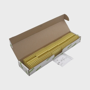 50xWago281-906800V32A4mm2gelb2-Leiter-Durchgangsklemm
