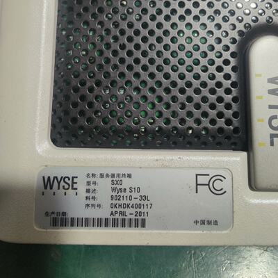 WYSE服务器用终端型号SX0，白色机身，外观有使用痕迹。接--议价