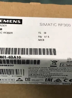 议价西门子6GT28014BA10SIMATICRF350R阅读器6GT28014BA10